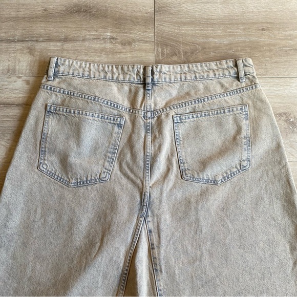 Zara overdyed denim midi skirt XXL - Picture 7 of 16